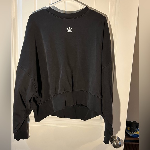 adidas Originals Tops - Adidas Cropped Crewneck / Black / Size L